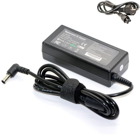 Chargeur pour PC Portable Fujitsu Siemens LifeBook S5000 / S5582 / S5586 / S6000 / S6010 / S6110 / S6120 / S6120D / S6130 / S6200 / S6210 / S6220 / S6230 / S6231-19V 3.75A - 6.0 x 4.4mm