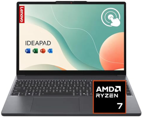 Lenovo IdeaPad Business Laptop Computer, 15.3 WUXGA Touchscreen Display, AMD Ryzen 7 170 CPU, 8GB DDR5 RAM, 512GB PCIE SSD, 2026 Edition, WI-FI 6, Windows 11 with Office 365 for The Web