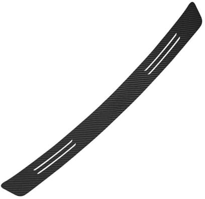 LUUXWPFZ Car Rear Bumper Protector, for Dacia Sandero III Stepway 2020-2022 2023 2024 Trunk Sill Door Edge Protection Strip Car Sill Scratch Guard Trim Strip Accessories