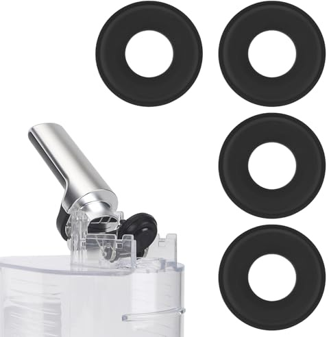 BOXOB Silikon-Ersatz-Stopfen für Ninja SLUSHi FS301/FS301C Frozen Drink Maker, auslaufsichere Auslaufstopfen für Smoothie- und Slushie-Maschinenzubehör, 4 Stück