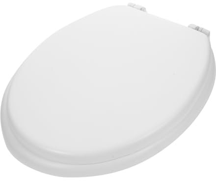 DIYEAH Padded Toilet Seat for Bathroom Soft Easy to Clean Elongated Design Supportive Comfortable Heavy Duty for All Users Timeless Style