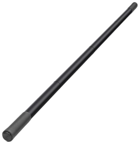 Bastón de yoga, bastón de estiramiento de acero resistente con extremos antideslizantes y asas de espuma para movilidad, flexibilidad y equilibrio |.Poste de ejercicio para fitness, corrección de pos