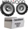 Lautsprecher Boxen Kenwood KFC-S1756-16,5cm Koax Auto Einbauzubehör - Einbauset passend für Peugeot 207 - justSOUND