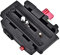 Quick Release Base Plate, VBESTLIFE Aluminium Alloy Camera Base Plate for Manfrotto 501, 500AH, 701HDV, 503HDV, Q5 and More, Black