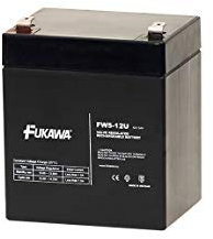 FUKAWA FW 5-12 U - Batterie au plomb 12V/5Ah/faston 6,3mm