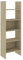 vidaXL Bücherregal Wandregal Aktenregal Standregal Raumteiler Büroregal Regal Aufbewahung Bücherschrank Sonoma-Eiche 60x35x180cm Holzwerkstoff