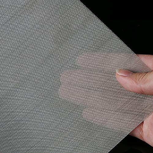QQXY 304 Stainless Steel Woven Wire Mesh, For Windows&Doors Folded DIY Window Screen Roll Replacement Screen For Sliding Patio Door,Easy To Cut (Size : 1x5m)