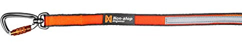 Non-stop dogwear Move Leash 1.5m Breite 10mm |15810| komfortable Hundeleine, Farbe:Orange