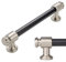 KOOFIZO Black and Nickel Cabinet Pulls, 10-Pack Cabinet Handles, 5 Inch/128mm Screw Spacing, P11 Hardware for Kitchen Door, Drawer, Bedroom, Bathroom furnitures