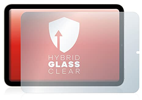 upscreen Pellicola Protettiva per Apple iPad Mini 6 2021 (in formato orizzontale, 6a Gen.) Protezione Schermo Hybrid Glass - 9H Durezza
