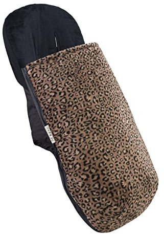 JYOKO Kids Universal Fußsack für Kinderwagen (Animal Print, Thermo Fleece)