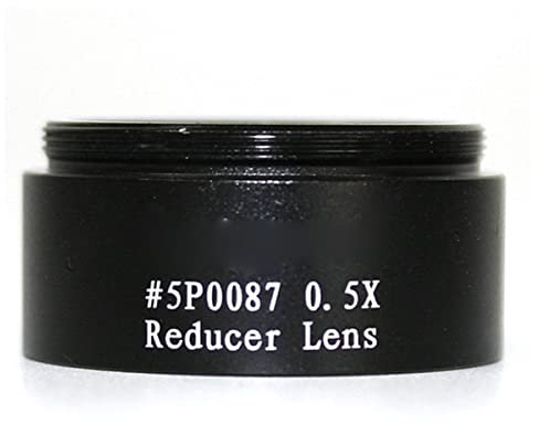 Mikroskop-Zubehör-Kit 0,5X Defokussierung Verdoppelungspiegel Reduzierlinse, 1,25 Zoll astronomisches Teleskop-Zubehör Mikroskopische Objektträger (Color : Fine Thread)