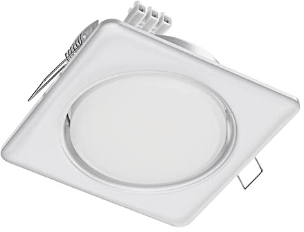 ledscom.de Deckeneinbauleuchte ZOBE II, weiß matt, eckig, 11 x 11cm, 1212lm, weiß