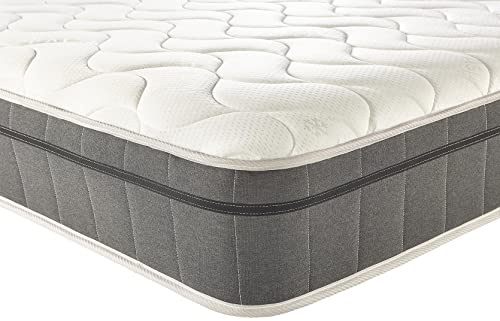 Aspire Beds 6000 Diamant-Taschenfederkern und Memory-Schaumstoff-Auflage, luxuriöse Schlaffläche, ultimative Matratze, 122 cm, 6 Doppelbetten
