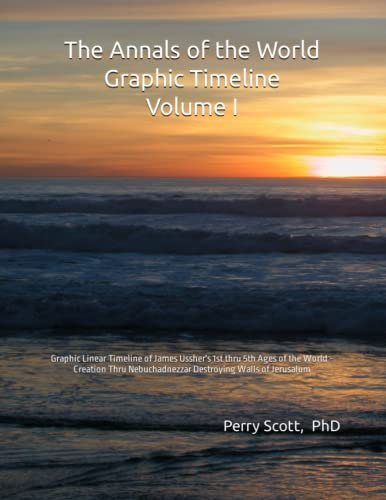 The Annals of the World Graphic Timeline: Graphic Timeline of James Ussher's First thru Fifth Ages of the World - Creation Thru Nebuchadnezzar Destroying Walls of Jerusalum