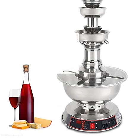 MNSSRN Electric Wine Heating Fountain, Mobile Drink Dispenser, Used for Wedding Birthday Party, Sober Wine