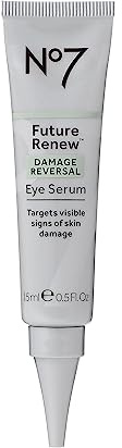 No7 Future Renew Damage Reversal Eye Serum - Nourishing Under Eye Serum for Sun Damaged Skin Repair, Fine Lines & Wrinkles, and Uneven Texture - Suitable for Sensitive Skin (0.5 Fl Oz)