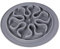 Dehner Gamelle pour Chien et Chat en Silicone Gris Ø 24 cm Hauteur 2 cm