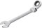 FOCMKEAS 14mm Flex-Head Ratcheting Combination Wrench Metric 72 Teeth 12 Point Ratchet Box Ended and Open End Spanner Tools, Flexible Head Gear Wrench, Heat-Treated CR-V