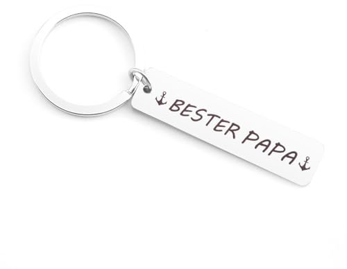 ZKIUOA Vatertagsgeschenk für Papa Geschenk Vatertag,Papa Schlüsselanhänger,Bester Papa Geschenke für Papa,Vatertag Geschenk für Papa Geschenk Papa Geburtstag,Geburtstagsgeschenk für Papa