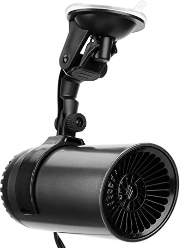 ANKROYU Auto-Heizlüfter, Geräuscharmer Kühlluftzirkulator, 150 W, 12 V, Auto-Lüfter, Wird an Den Zigarettenanzünder Angeschlossen, 2-in-1-Auto-Lüfter, Heizung, Kühlung, Trockner