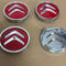 NOLLAM 4 Stück Nabendeckel für Citroen C1 C3 C4 C5 60MM Radnabendeckel Felgendeckel Radnabenkappen Felgenkappen Nabenkappen Wheel Caps Radnabenabdeckung
