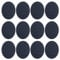 PATIKIL Iron-on Patches, 12 Pack Velvet Elbow Knee Patches Oval Repair Patches Kit for Clothing Sweater Pants Shirts Jackets Mending and Decorating, Dark Blue