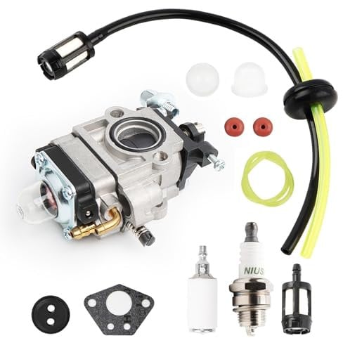 Lhdfyqt Carburador para Desbrozadora, Carburador, Kit Carburador con Junta, Motor Carburador, Kit de Carburador, 52cc 49cc 43cc para una Amplia Variedad de Cortadoras de Césped, Desbrozadoras