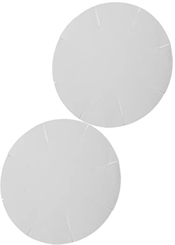 SHOWERORO 2st Kuchen- Formt Uch Kuchen Backen Backformen Aus Papier Rundes Backpapier Kuchen-entformungsmatte Backformauskleidungstuch Vorgeschnittene Kreisförmige Liner Glasfaser Weiß