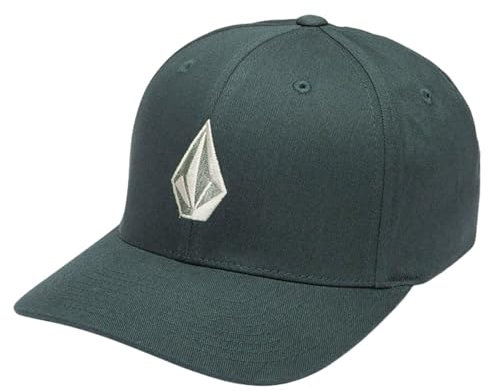Volcom Herren Full Stone Flex Fit Baseballkappe, Olivgrün, hell, S
