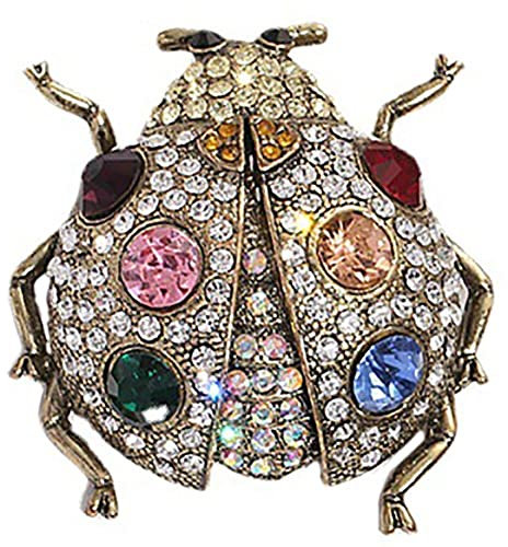 Niedliche Marienkäfer-brosche, Emaille-insekten-brosche, Glänzendes Tierabzeichen, Insekten, Hobby, Schmuck, Geschenk Für Schal, Tasche, Mantel, Dekoration