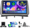 Inefala 4+64G Stereo para Renault Clio 3 2006-2012 Android 15 con Wireless Carplay y Android Auto, 9'' Radio Pantalla con Bluetooth 32EQ GPS FM/RDS SWC AHD Cámara Inversa
