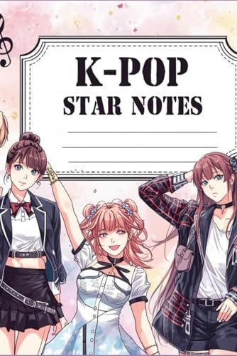 K-Pop Manga Notebook