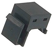 Lyndahl LKK0240XX Keystone Blinddeckel Blindabdeckung Cover Modul in schwarz oder weiß, Schwarz