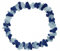 Schnooridoo 12 Blau/Weiße Blumenkette Hawaiikette Hawaii 96 cm Deko Party Fete Girlande