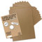 10x Vintage Kraftpapier DIN A3 410gr natur-braunes Recycling-Papier nachhaltig Bastel-Karton Künstler-Karton Künstler-Pappe Großbogen - UmWelt by GUSTAV NEUSER
