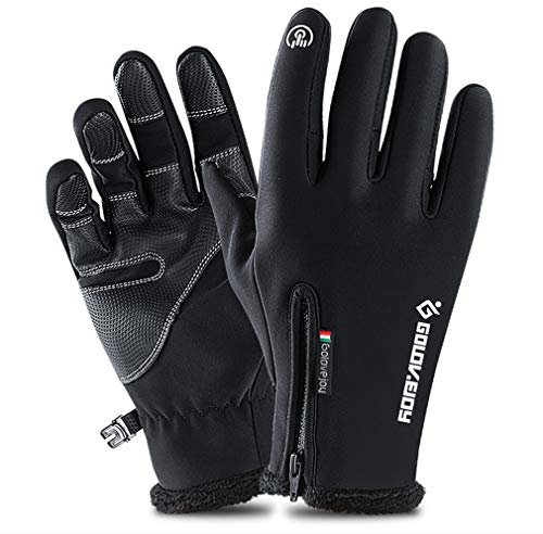 Waterproof Fleece Men Women Ski Gloves Wind-Proof Thermal Touch Screen Outdoor Sport Cycling Snowboard Gloves