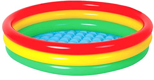Best Sporting Baby-Pool 85 x 20 cm, Kleinkind-Planschbecken mit aufblasbarem Boden