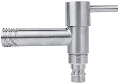 G1 / 2 Wasserhahn Edelstahl Wasserhahn Einzel Cold Mop Pool Wasserhahn Wand Waschmaschine Wasserhahn