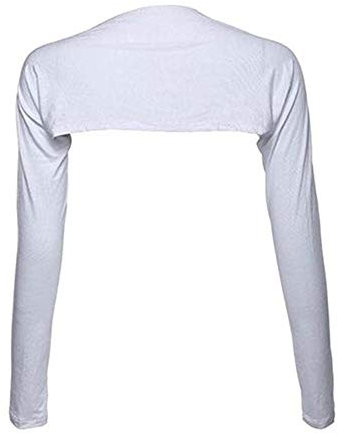 nadamuSun Bolero Achselzucken Anti-UV Golf Cooling Schal Armmanschette Sonnenschutz Atmungsaktiv & Bequem für Frauen Golf & Outdoor Sport (White)
