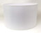 Abat-Jour Cylindrique Tissu en Coton Fait à la Main, pour Lampe de Table, Suspension, Lampadaire (Blanc, Diamètre 25 cm x Hauteur 20 cm)