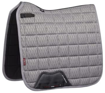 LeMieux Carbon Mesh Luft Dressur Platz Large Light Grey