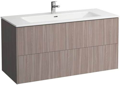 Laufen Pro S badmeubelset met 2 kraangaten 120x50cm licht iep