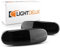 LIGHTDELUX 2 x LED Blinker Seitenblinker Blinkleuchte links rechts mit E4-Prüfzeichen Black Vision V-174408