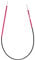 KnitPro K47050 Rundstricknadel, Metal, Rosa, 25cm / 2mm