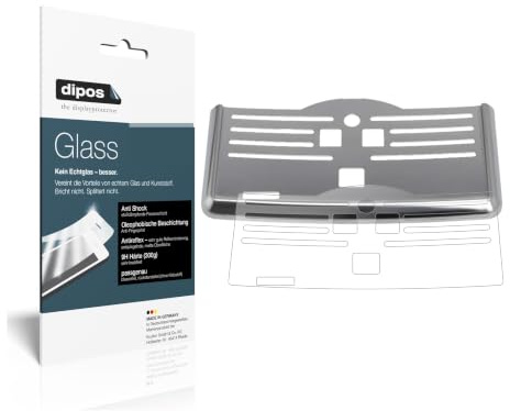dipos 2x Schutzfolie 9H matt für SAECO PicoBaristo SM3054/10 Tropfblech | Antireflex, entspiegelnd, bricht und splittert nicht, kein Echtglas, Anti-Shock, kratzfest, blasenfrei, selbstklebend
