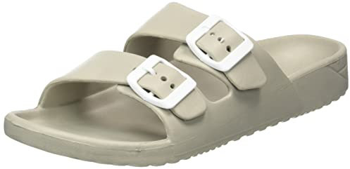 DeFonseca Ciabatte Sandali Slip On Gomma Uomo Donna Estate per Casa, Giardino Spiaggia Mare (Beige, Sistema Taglie Calzature EU, Adulto, Donna, Numero, Media, 38)