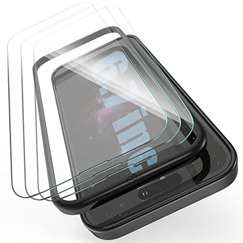 SURPHY 3 Pack Screen Protector Compatible with iPhone 14 Pro Max 6.7 inch 2022, (Anti-Fingerprint & Anti-Scratch) 9H 3D Tempered Glass Film for iPhone 14 Pro Max, HD Clear