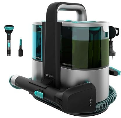 Cecotec Teppich- und Fleckenreiniger mit Kabel Conga 4000 Carpet&Spot Clean XL, 400 W, 2 Tanks für sauberes und schmutziges Wasser, Wassersprühgerät und 12 kPa Saugkraft, Aktionsradius 5 m
