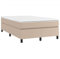 vidaXL Bettgestell, Polsterbett Bett für Schlafzimmer, Bettrahmen mit Lattenrost, Kunstlederbett Doppelbett, Cappuccino-Braun 120x200cm Kunstleder